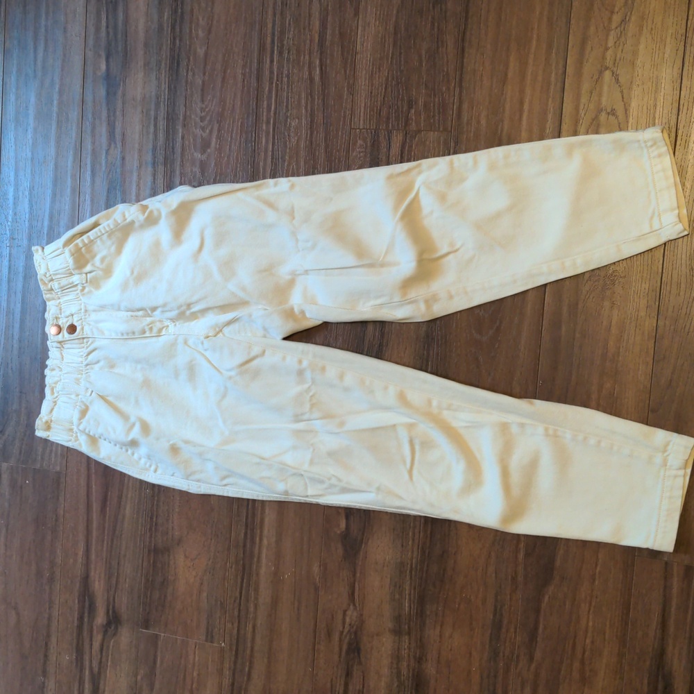 Universal Threads Target White/Cream Paper Bag Waist Pants